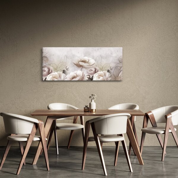 Slika - Ružičasti grmovi (120x50 cm)