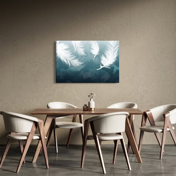 Slika - Bijelo perje (90x60 cm)