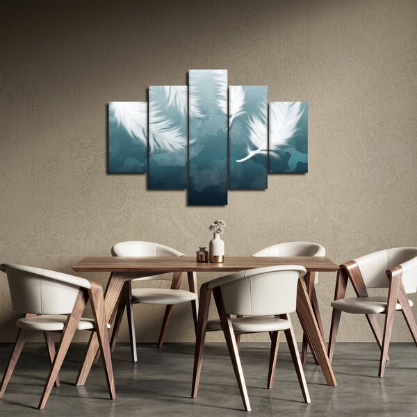Slika - Bijelo perje (150x105 cm)