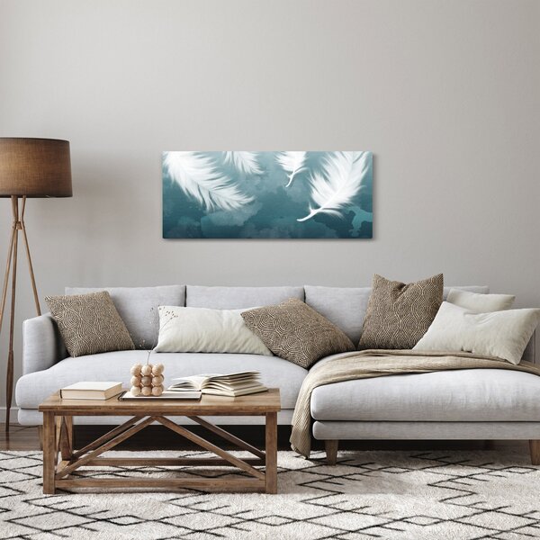 Slika - Bijelo perje (120x50 cm)