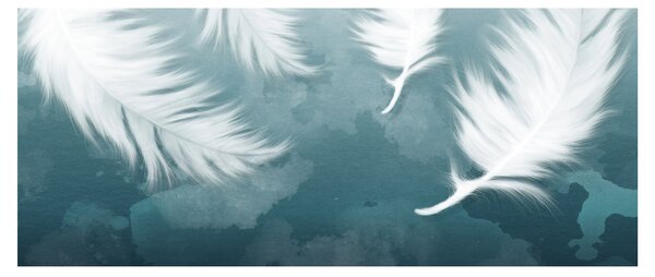 Slika - Bijelo perje (120x50 cm)