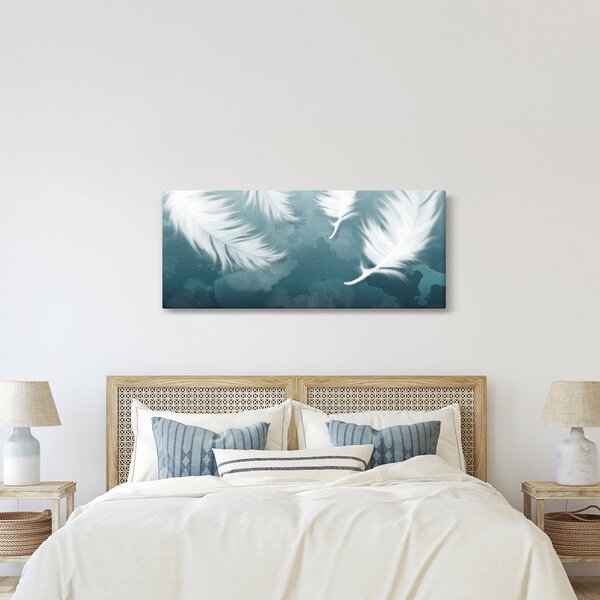 Slika - Bijelo perje (120x50 cm)