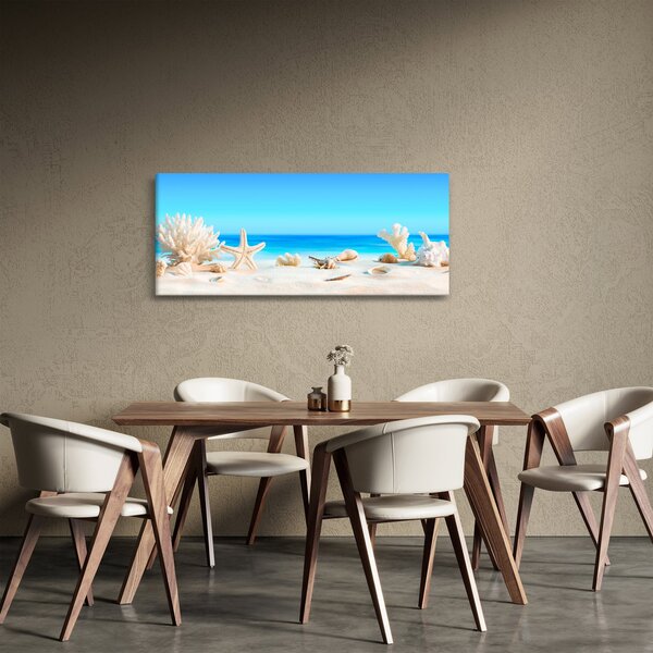 Slika - Mrtva priroda s školjkama (120x50 cm)