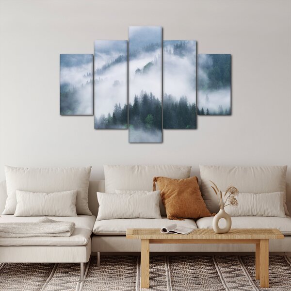 Slika - Drveće u magli (150x105 cm)