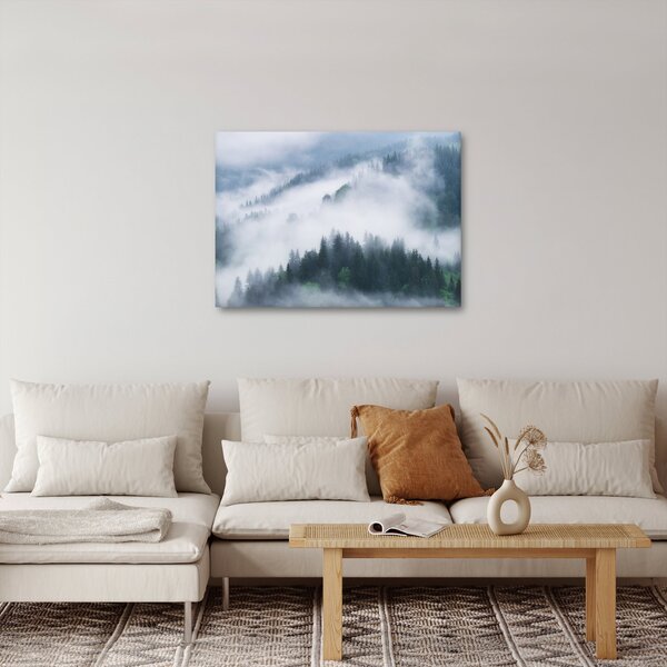 Slika - Drveće u magli (70x50 cm)