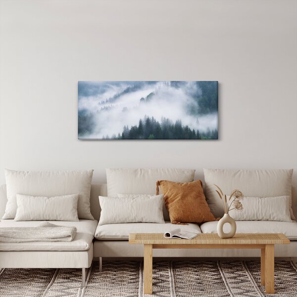 Slika - Drveće u magli (120x50 cm)