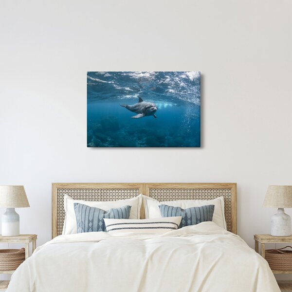 Slika - Dupin ispod površine mora (90x60 cm)