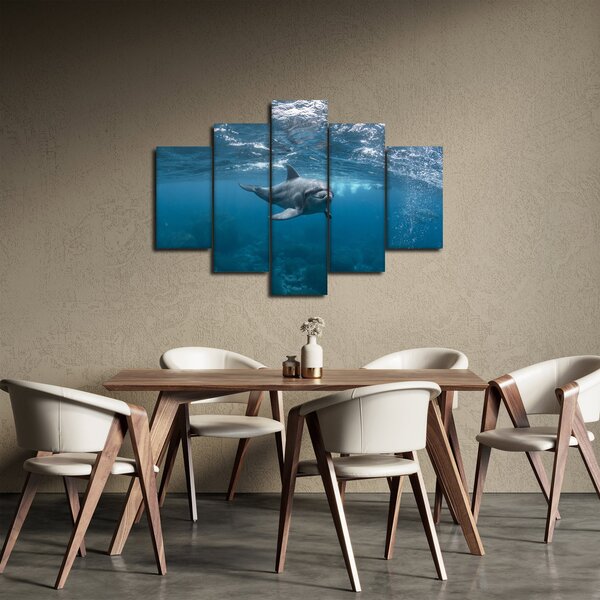 Slika - Dupin ispod površine mora (150x105 cm)