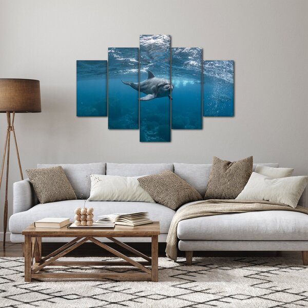 Slika - Dupin ispod površine mora (150x105 cm)
