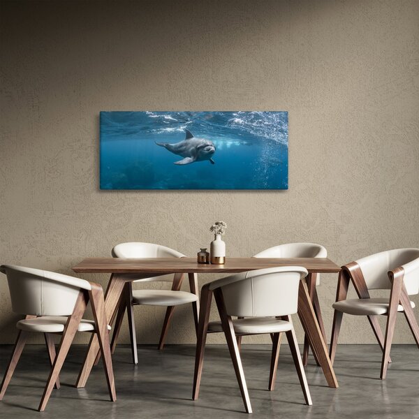 Slika - Dupin ispod površine mora (120x50 cm)