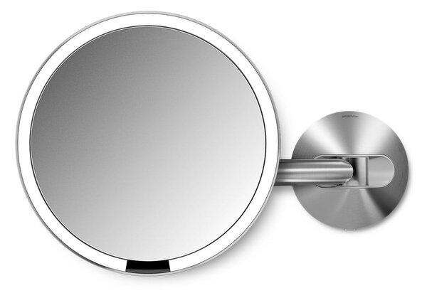 Zidno/kozmetičko ogledalo s osvjetljenjem/povećavajuće (5x) ø 20 cm Sensor – simplehuman