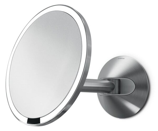 Zidno/kozmetičko ogledalo s osvjetljenjem/povećavajuće (5x) ø 20 cm Sensor – simplehuman