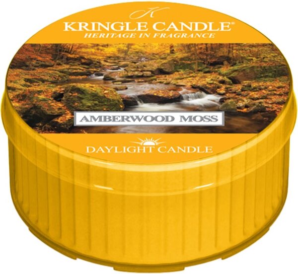 Kringle Candle Amberwood Moss čajna svijeća 42 g