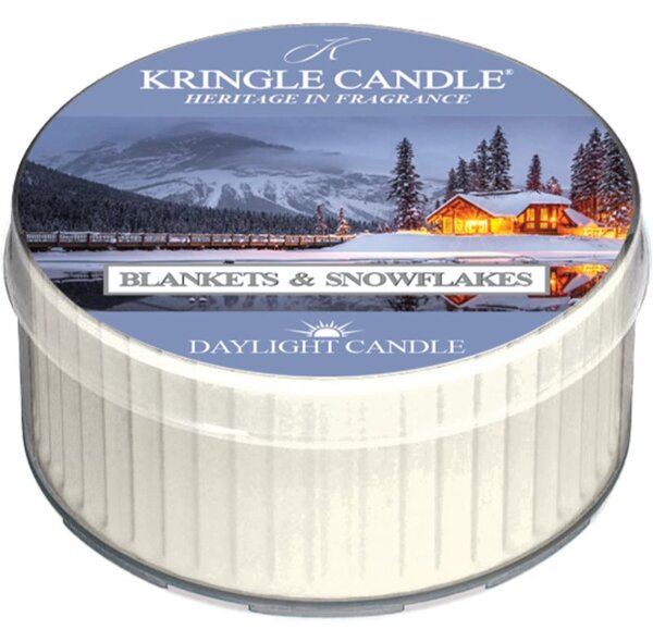 Kringle Candle Blankets & Snowflakes Daylight DTC mirisna svijeća 42 g