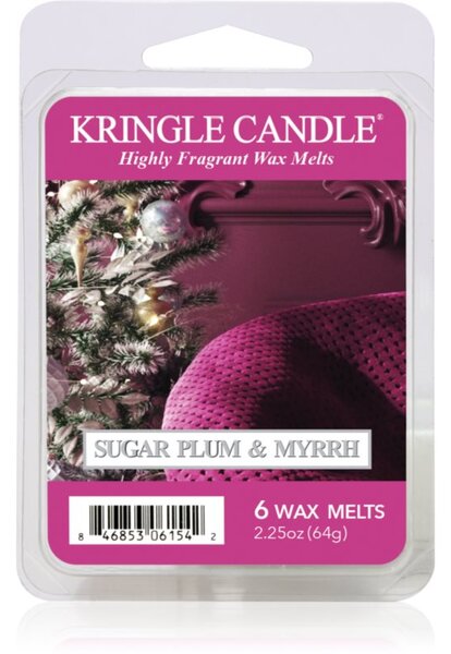 Kringle Candle Sugar Plum & Myrrh Wax Pot mirisna svijeća 64 g