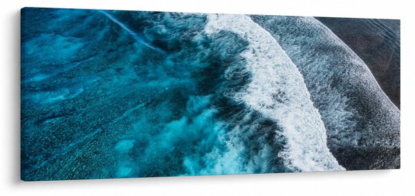 Slika - Valovi na moru (120x50 cm)