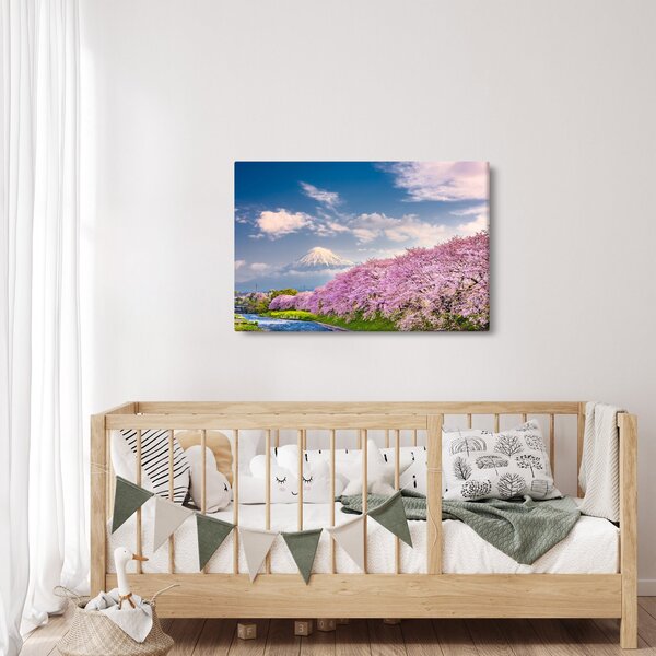 Slika - Japanski proljetni krajolik (90x60 cm)
