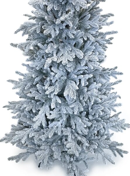 Umjetno božićno drvce Aspen 210cm sa snijegom 100% PE - slim model - 201 - 230 cm - Sa snijegom - 91 do 110cm