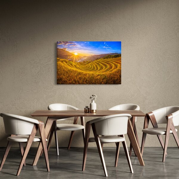 Slika - Rižine terase u Vijetnamu (90x60 cm)