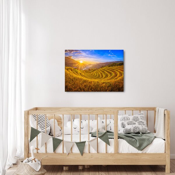 Slika - Rižine terase u Vijetnamu (70x50 cm)