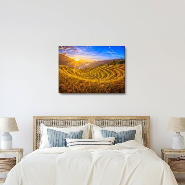 Slika - Rižine terase u Vijetnamu (70x50 cm)