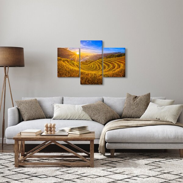 Slika - Rižine terase u Vijetnamu (90x60 cm)