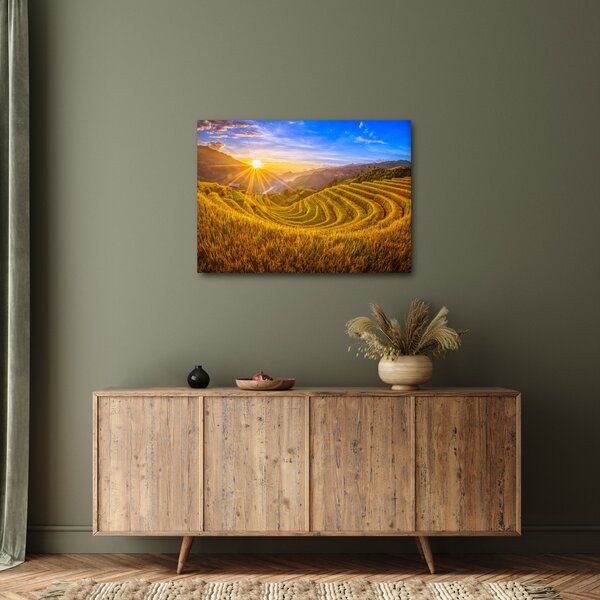 Slika - Rižine terase u Vijetnamu (70x50 cm)