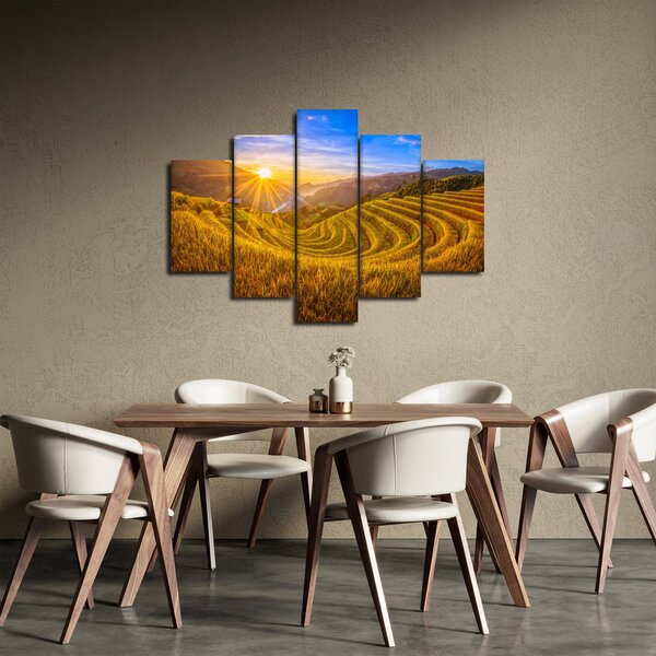 Slika - Rižine terase u Vijetnamu (150x105 cm)