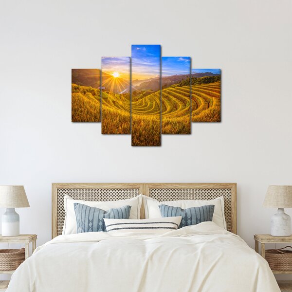 Slika - Rižine terase u Vijetnamu (150x105 cm)