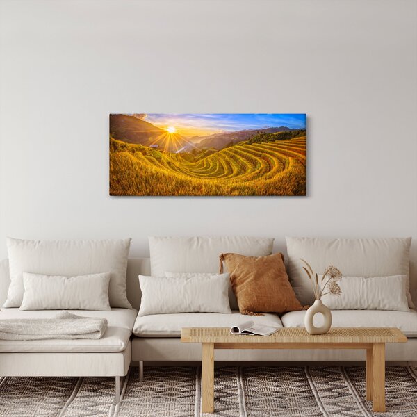Slika - Rižine terase u Vijetnamu (120x50 cm)