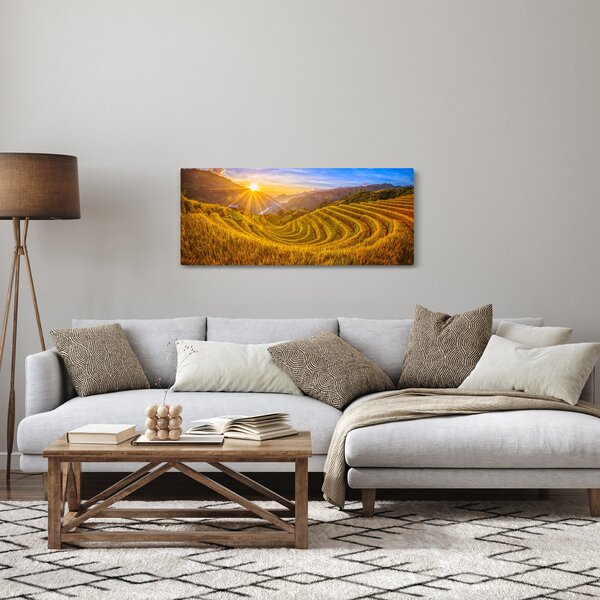 Slika - Rižine terase u Vijetnamu (120x50 cm)
