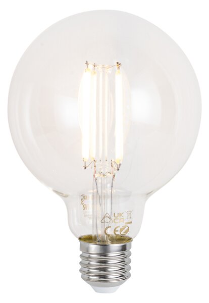 Pametna E27 prigušiva LED žarulja G95 prozirna 7W 806 lm 2700-6500K Zigbee