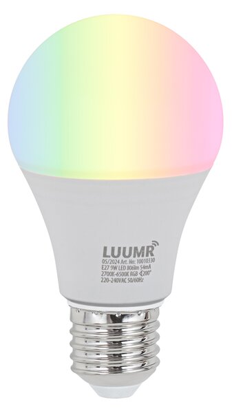 E27 Prigušiva LED Žarulja A60 Opal 9W 806lm 2700-6500K