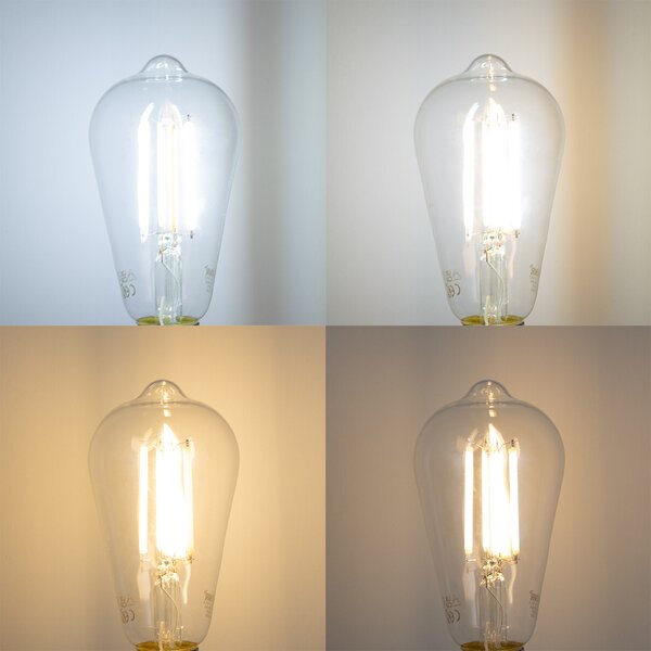 E27 prigušiva LED žarulja ST64 prozirna 7W 806 lm 2700-6500K Zigbee