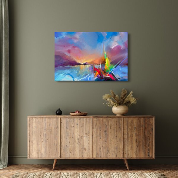 Slika - Zalazak sunca (90x60 cm)
