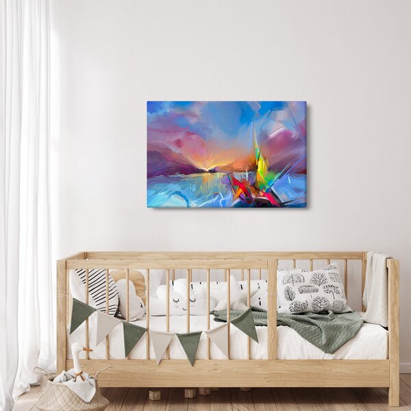 Slika - Zalazak sunca (90x60 cm)