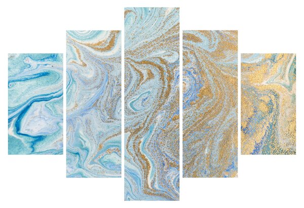 Slika - Plavi mramor (150x105 cm)