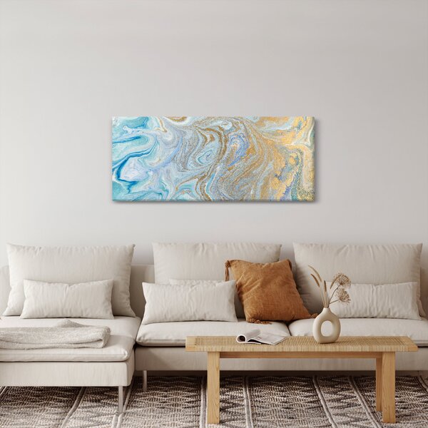 Slika - Plavi mramor (120x50 cm)