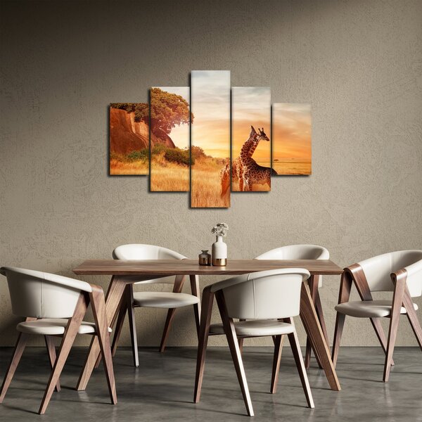 Slika - Žirafe u Africi (150x105 cm)