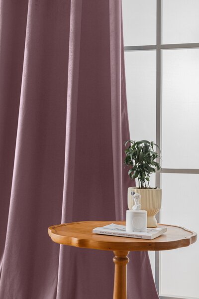 Svijetlo ljubičasta zamračujuća zavjesa VELVET 140x250 cm Sistem za vješanje: Traka za nabiranje