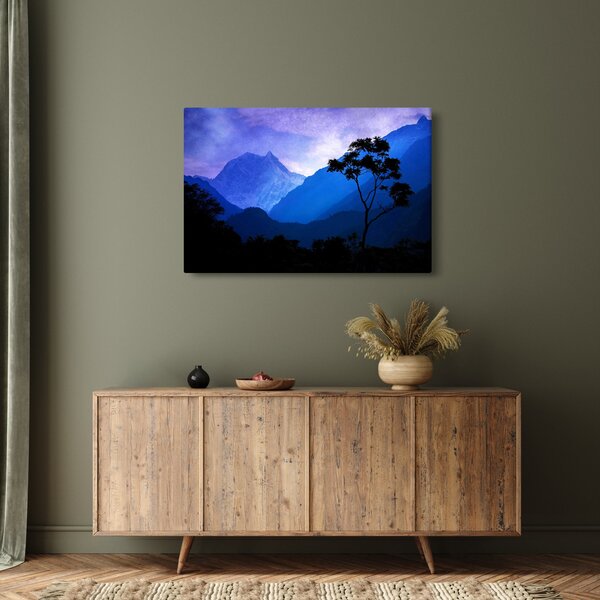 Slika - Noćno nebo u Nepalu (90x60 cm)