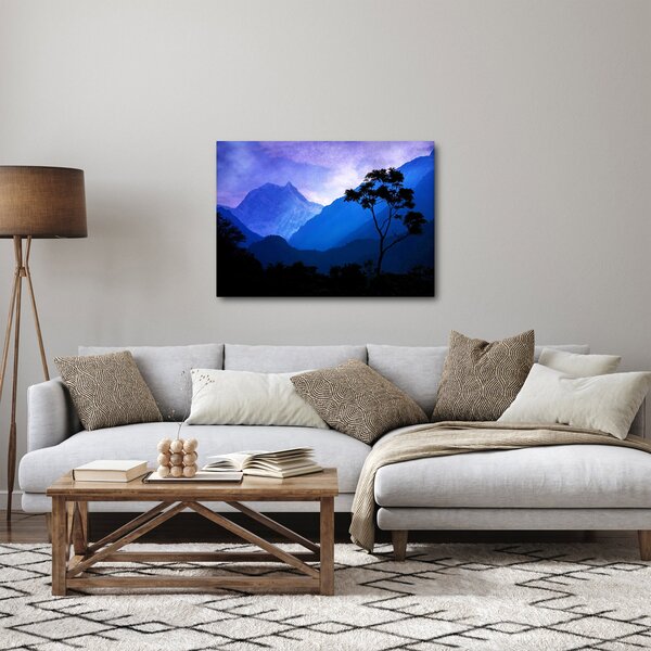 Slika - Noćno nebo u Nepalu (70x50 cm)