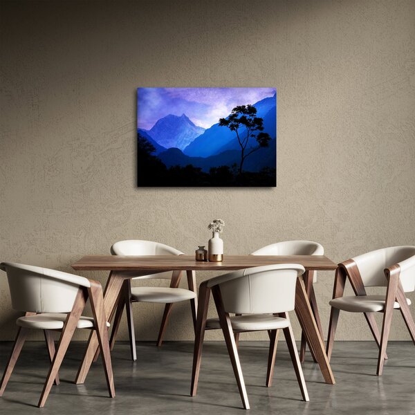 Slika - Noćno nebo u Nepalu (70x50 cm)
