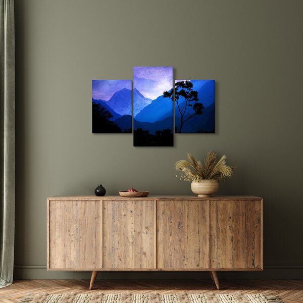 Slika - Noćno nebo u Nepalu (90x60 cm)
