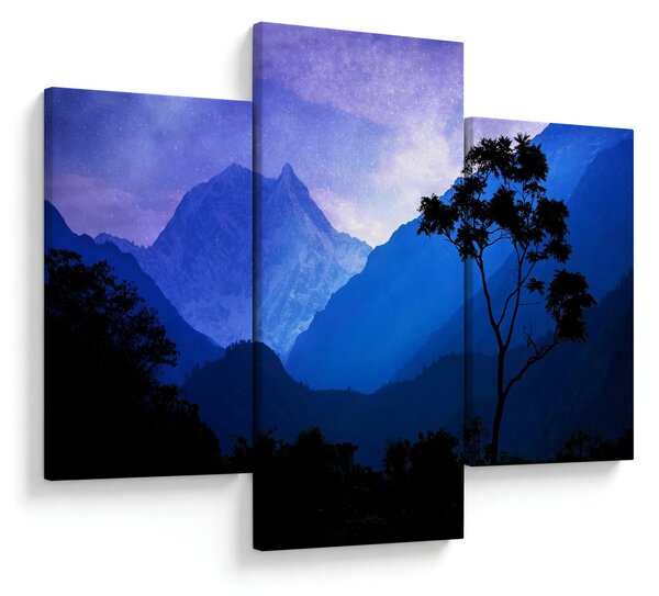 Slika - Noćno nebo u Nepalu (90x60 cm)