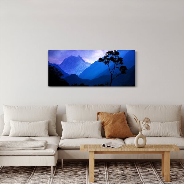Slika - Noćno nebo u Nepalu (120x50 cm)
