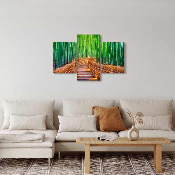 Slika - Šuma japanskog bambusa (90x60 cm)