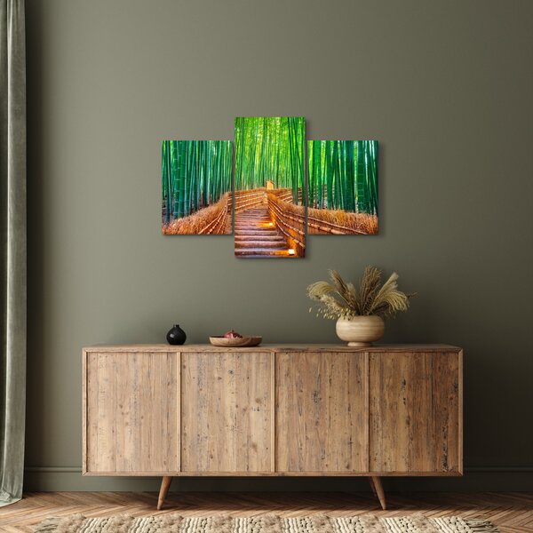 Slika - Šuma japanskog bambusa (90x60 cm)