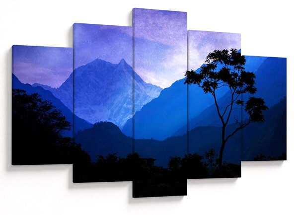 Slika - Noćno nebo u Nepalu (150x105 cm)