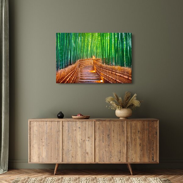 Slika - Šuma japanskog bambusa (90x60 cm)